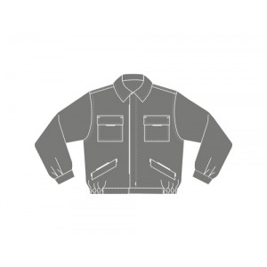 BLUSAO HR AB/FECHO B/CANETA CINZA Alg * BLUSAO HR AB/FECHO B/CANETA CINZA Alg *